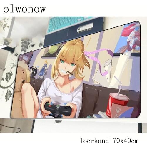 Fate mouse pad 70x40cm High-end mousepads best gaming mousepad gamer locrkand large personalized mouse pads keyboard pc pad