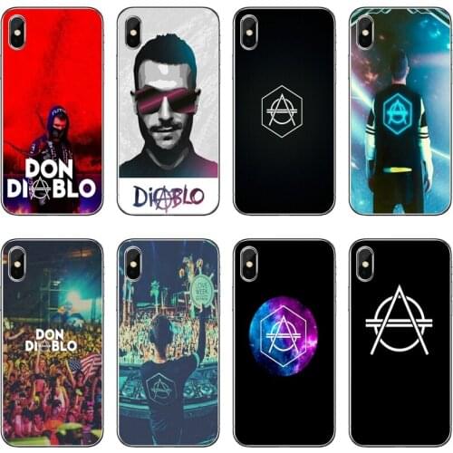 Fashion Don Diablo Transparent Phone Case For iPhone 12 11 Pro Max Mini XS Max XR X 8 7 Plus 6 6S Plus 5 5S SE 2020