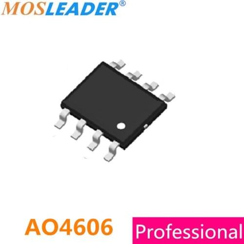 Mosleader AO4606 SOP8 1000PCS N + P Channel 30V 5A 6A Mosfet 4606 SOIC8 Made in China High quality mosfets