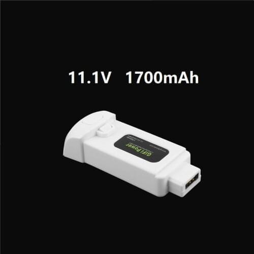 Original 11.1V 1700mAh 18.87Wh Lipo Battery for Yuneec Breeze Flying Camera Drone Extra Replacement Rechargeable Battery 1Pcs