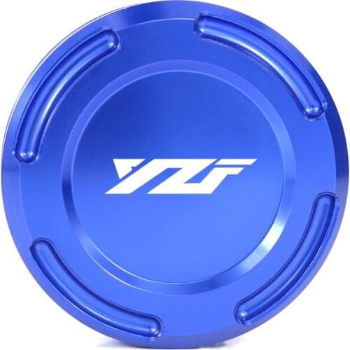 Fit For Yamaha YZF-R1 2001-2019 YZF-R6 2003-2019 YZF R6S 2001-2009 Motorcycle Front CNC Brake Fluid Cap Reservoir Fluid Plug
