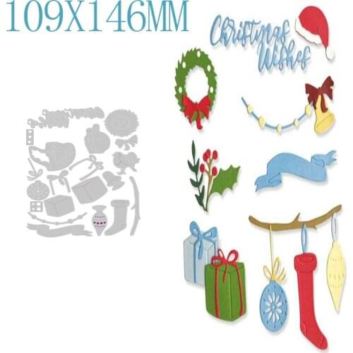 Christmas Sock Metal Cutting Dies DIY Scrapbooking Decoration Embossed Paper Card Craft Handmade Knife Mold New Arrival