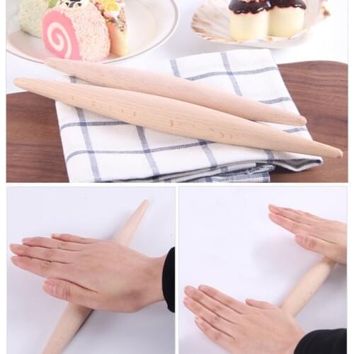 2 Size Rolling Pin Dumpling Skin Maker Dough Roller Noodle Biscuit Fondant Cake Dough Rollers Pastry Baking Tools
