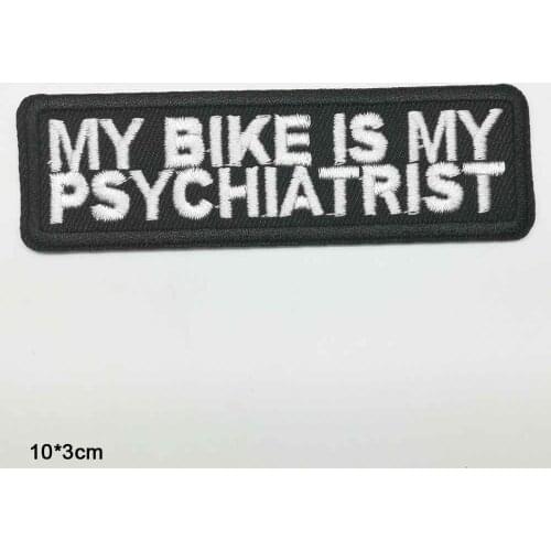 Bike Biker Sport Motorcycle Iron On Embroidered Clothes Patches For Clothing Stickers Garment Wholesale