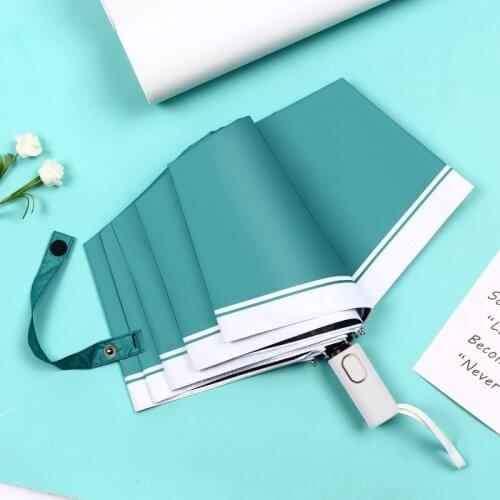 High quality Fully Automatic Umbrella Rain Women Anti-UV Rain Windproof Umbrellas Big Strong For Women Ladies Fashion parasol