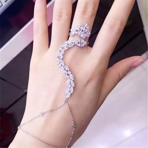 Xa248 Luxury Wedding&Party Jewelry for Women, Fashion cute&sweet AAA CZ fancy stones crystal shinning long drop tassel pd
