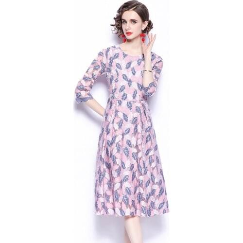 ZUOMAN Women Spring Summer Elegant Lace Dress Festa High Quality Long Wedding Party Robe Femme A-Line Designer Casual Vestidos