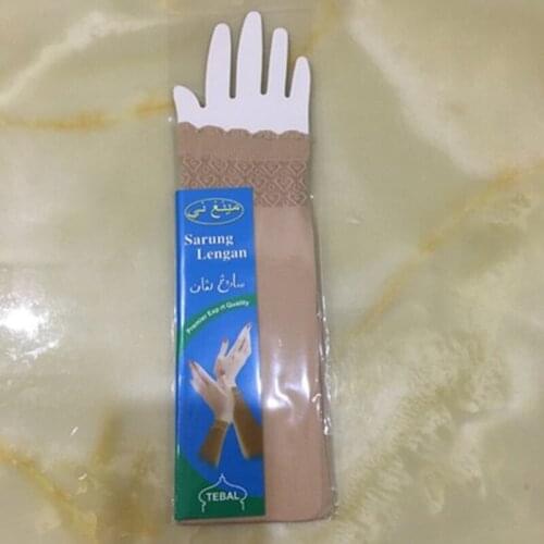 Muslim Women Oversleeve Elastic Arm Cover Short Sleeve Tshirt Accessory Sun Protection Fashion Middle East Clothing 1 Pair