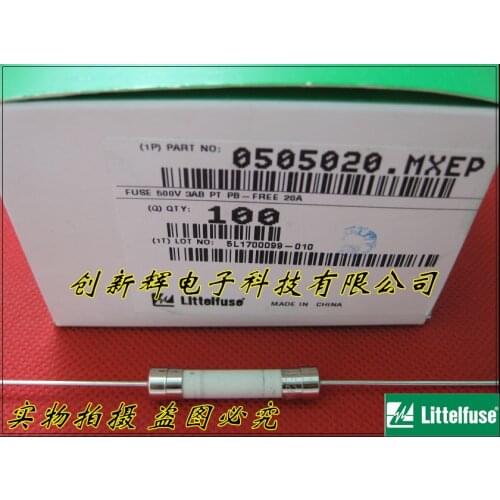 10~100pcs 0505020.MXEP LF20A 500V 6.3*32 New original leaded fuse