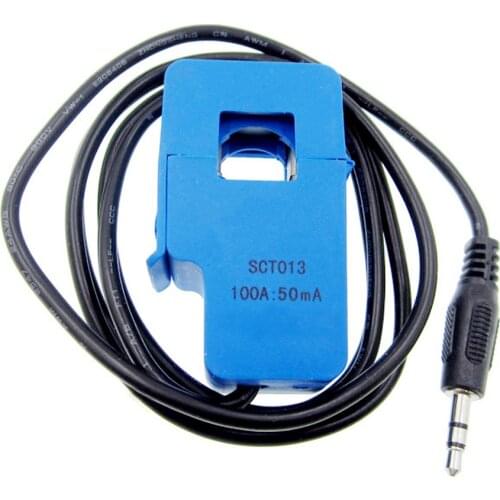5pcs SCT013 100A 50mA 50A 1V SCT-013-000 Non-invasive AC current sensor Split Core Current Transformer