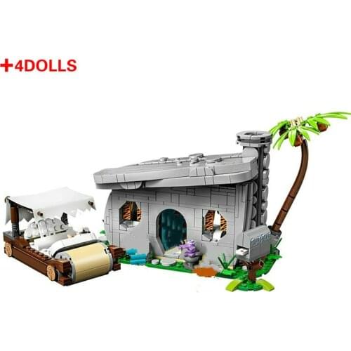 2020 New Ideas Bricks The Flintstones Compatible Ideas Building Blocks Bricks for Children Toys Puzzle Christmas Gifts
