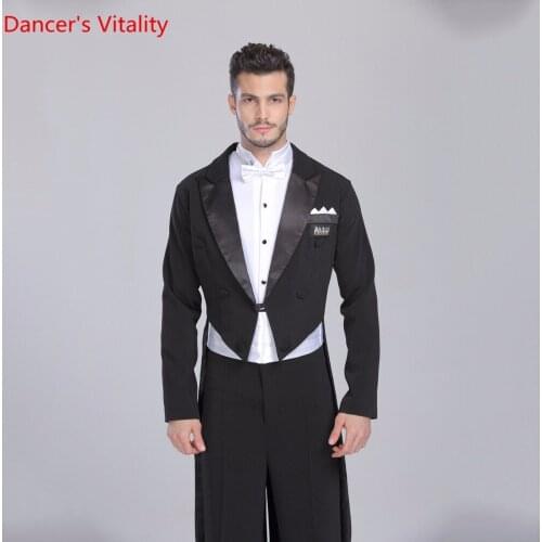 Ballroom Dance Jacket Retail individual For Men Ballroom Tuxedo Tail international Standard Dance 1 pcs.Free Delivery