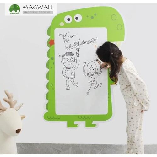 Magwall magnetic UV animal theme writing board custom design drawing blackboard whiteboard
