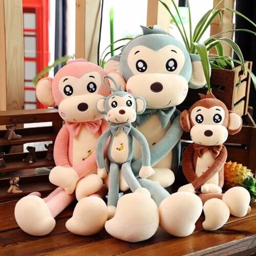 Cute Plush Toy Lovely Stuffed Animal Monkey Doll Birthday Gifts For Kids