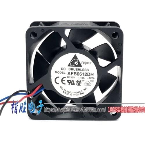 New original AFB0612DH 6025 12V 1.1A 6CM Gale volume PWM speed measurement heat dissipation axial fan