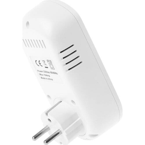 New Programmable Plug in Thermostat EU Socket 16A Electric Heating Underfloor Room Temperature Controller qiang