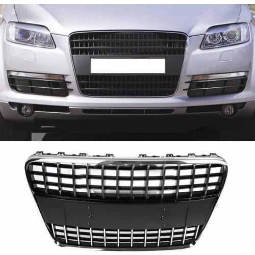 Front Bumper Grille Hood Grill for Audi Q7 2010 2011 2012 2013 2014 2015 AU1200127 car styling For Q7 Style Car Accessories