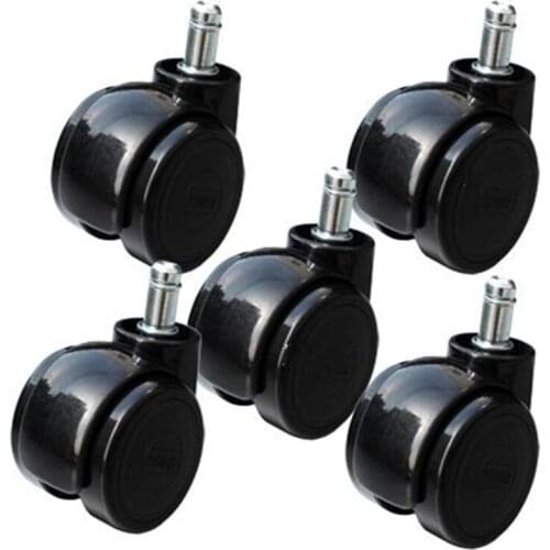 5 Pcs/Lot 2 Inch Computer Chair Caster Universal Wheel Swivel Boss Office Accessories Pulley Silent