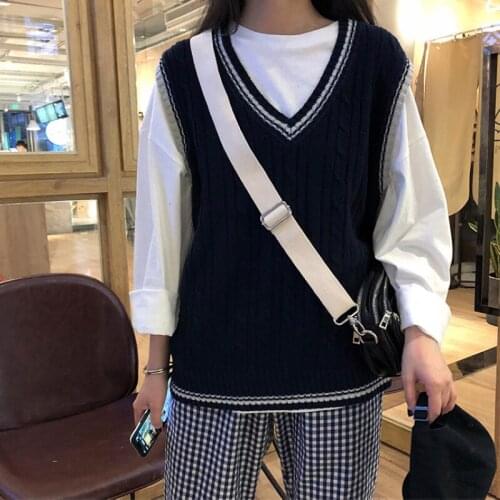 Sannian Women's Knitted Vests