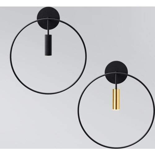 Modern led glass ball mirror light deco maison bathroom light espelho luminaria de parede living room lamp bedroom