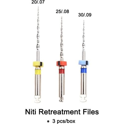 Dental Retreatment Endo Files For Root Canal Treatment Niti Rotary Files High Quality Endodontic Instrument