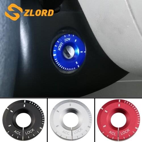 Ignition Switch Coil Decoration Key Ring Sticker for Skoda Octavia Fabia YETI for VW Passat Bora POLO GOLF 6 Jetta MK5 MK6