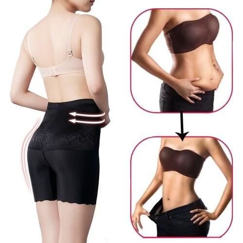 Ultra-Thin Seamless High Waist Hip Raise Training Women Shapewear Slimming Body Shaping Underwear Abdomen Pants