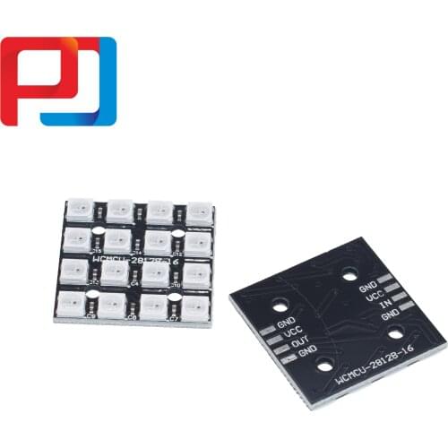 10PCS X RGB LED 4x4 16Bit WS2812 5050 RGB LED + Integrated Drivers