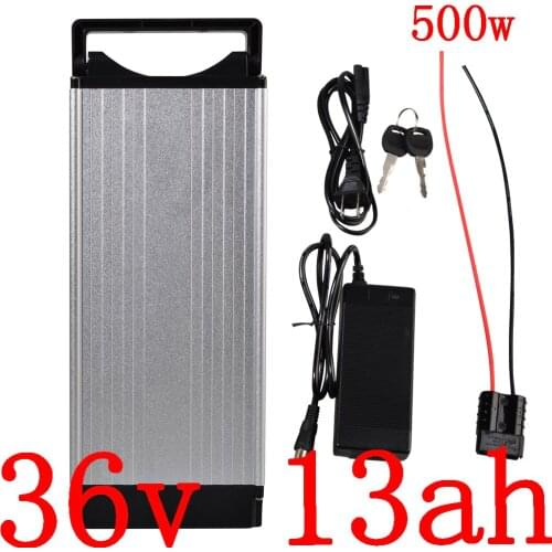 36V 500W battery pack 36V 13AH Electric Bicycle Battery 36V 10Ah 12Ah 13Ah 18Ah lithium battery with 15A BMS and 42V 2A charger