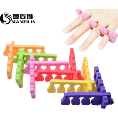 Nail Beauty Accessories EVA Sponge Finger Separator Toe Separaters Nail Art Tool