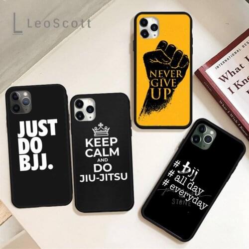 BJJ Brazilian Jiu Jitsu Phone Case for iPhone 11 12 mini pro XS MAX 8 7 6 6S Plus X 5S SE 2020 XR