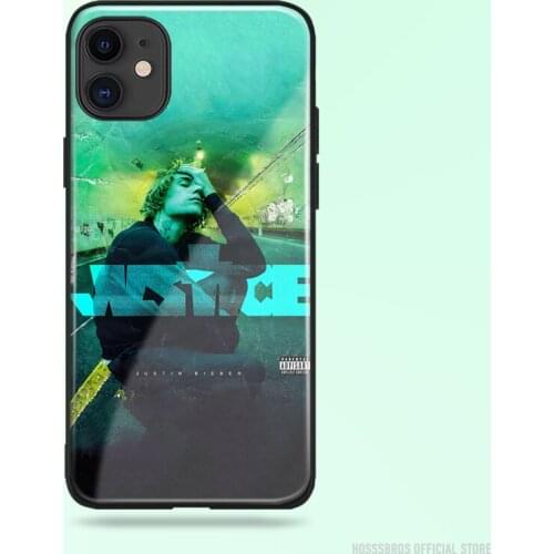 Justin Bieber JUSTICE Poster Soft Silicone Glass for iPhone SE 6 6s 7 8 Plus X XR XS 11 12 Mini Pro Max Phone Case Cover Shell