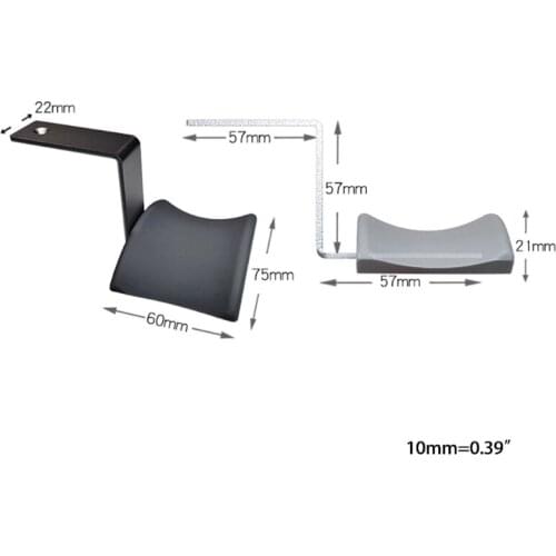 T8DA Headset Holder Table Clamp Desk Mount Universal Office Display Rack Hanger Gaming Headphone Stand Bracket