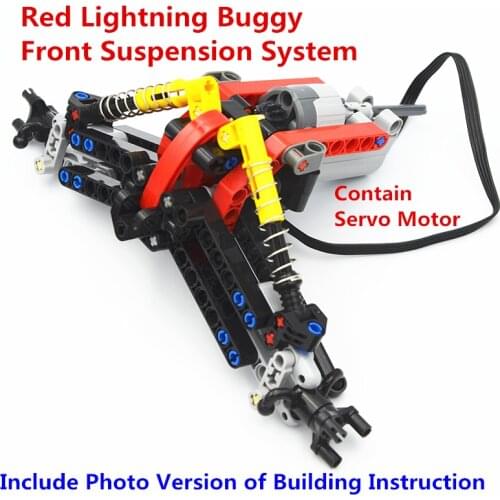 MOC Technical parts Formula off road vehicle independent front suspension system compatible with lego for kids boys toy
