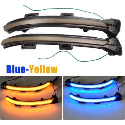 For VW Golf 7 7.5 For Volkswagen GTD R GTI MK7 2012-2020 Touran Dynamic Flowing Side Mirror LED Turn Signal Water Blink Light