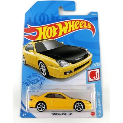 Hot Wheels 1:64 98 HONDA PRELUDE Edition Metal Diecast Model Cars Kids Toys Gift