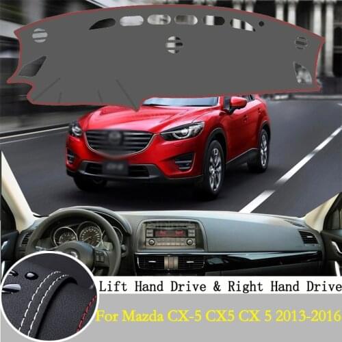 Quality leather instrument panel protection pad and light-proof pad for Mazda CX-5 CX5 CX 5 2013-2016 KE car styling accessories