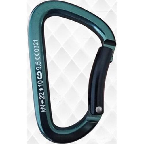 Carabiner Non-slip Heat-resistant Magnesium Aluminum Alloy Practical Mountaineering Hook for Outdoor Sports