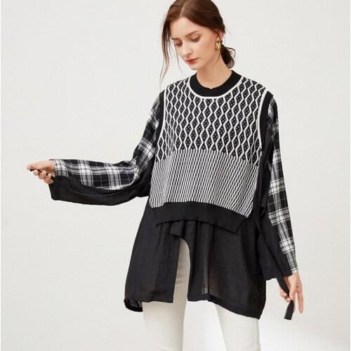 Блузки в клетку LiaoShiKeerQiaoWa China At AliExpress