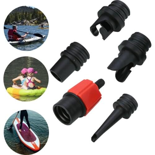 Multi-function Air Valve SUP Adapter inflatable boat kayak Surf Paddle Board Dinghy Canoe For Car Air Pump &Regular Bicycle Pump