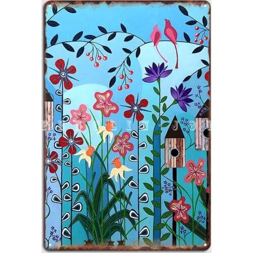 Can't Wait Til Spring Metal Sign Create Cinema Kitchen Mural Wall Decor Tin Sign Posters