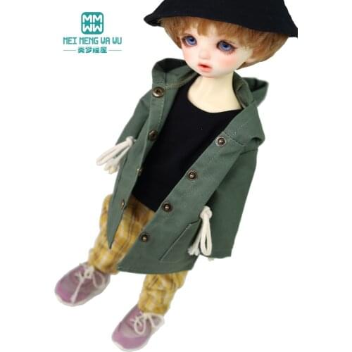 BJD clothes for 28cm-30cm 1/6 YOSD MYOU Spherical joint doll Fashion hooded jacket coat