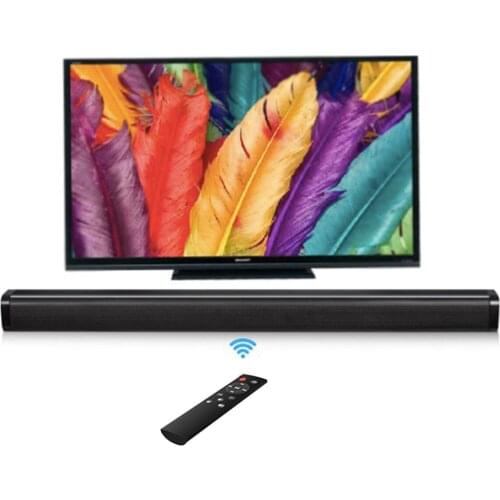 40W Home Theater TV Soundbar Bluetooth-compatible Speaker 2.0 channel Audio Echo Wall Sound Bars deep Bass wireless home audio