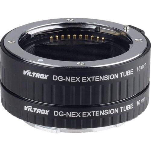 Viltrox DG-NEX Auto Focus Macro Extension Tube Lens Adapter for Sony E Mount Camera A9 A7II A7RII A7SII A6500 A6300