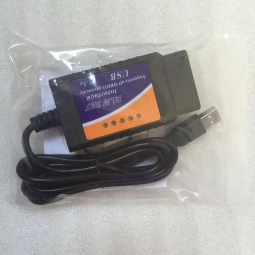 V1.5 obd2 elm327 usb can-bus scanner USB Interface cable OBDII elm 327 usb v1.5 high quality obd 2 diagnostic