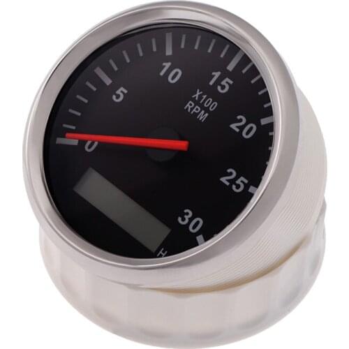 For Cars, Trucks, Boats Cruises Waterproof 12V/24V 85mm 0-120km/h GPS Speedometer