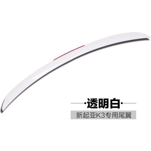 Rear wing modified new decoration free punching sports Korean version of the tail For Kia K3 2016 Car accessories