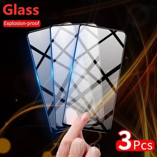 3Pcs Protective Tempered Glass For Huawei P40 Lite E P30 Lite P20 Lite P smart Z Plus 2019 2020 2021 Screen Protector Glass Film