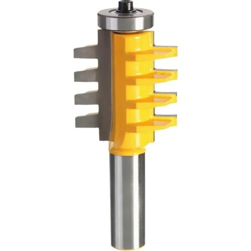 1PC 6.35*12.7 inch Shank Rail and Stile Finger Joint Glue Router Bit Cone Tenon Woodwork Cutter Power Tools
