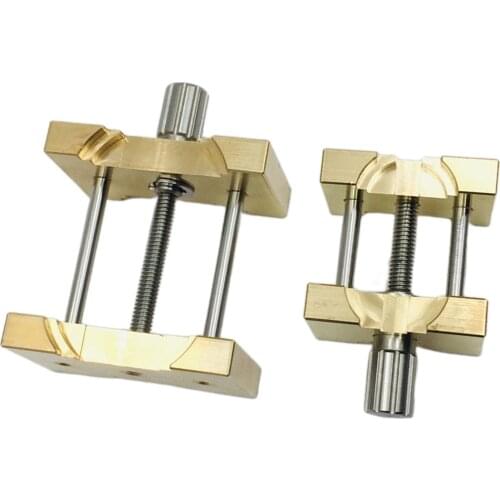 2 Pieces Copper Watch Movement Clip Holder Fixed Base Repair Tool